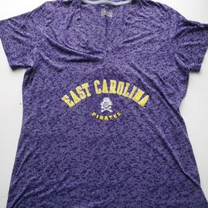 Purple ECU Pirate Tee